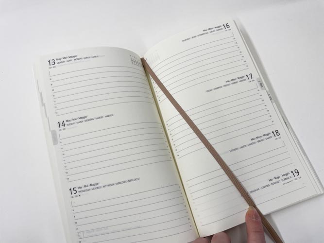 Italiener Wochenkalender