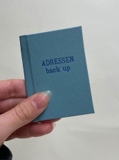 Adressbuch back up klein mit Prägung