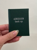 Adressbuch back up klein mit Prägung